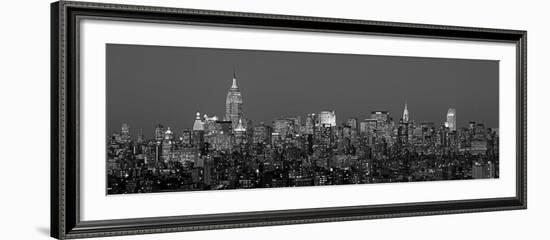 Manhattan Skyline II-Richard Berenholtz-Framed Art Print