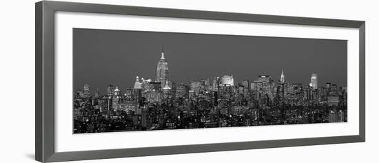 Manhattan Skyline II-Richard Berenholtz-Framed Art Print