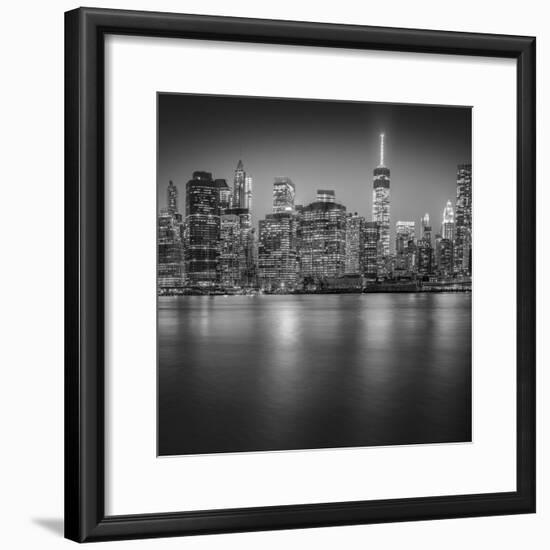 Manhattan Skyline Night-Edit-3-Moises Levy-Framed Photographic Print