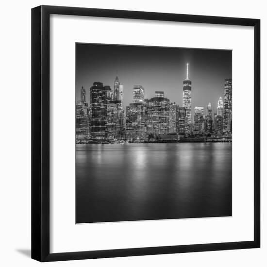Manhattan Skyline Night-Edit-3-Moises Levy-Framed Photographic Print