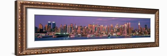 Manhattan Skyline, NYC-Richard Berenholtz-Framed Art Print