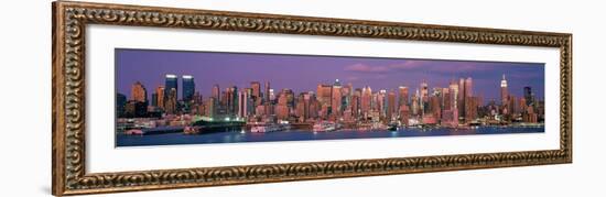 Manhattan Skyline, NYC-Richard Berenholtz-Framed Art Print