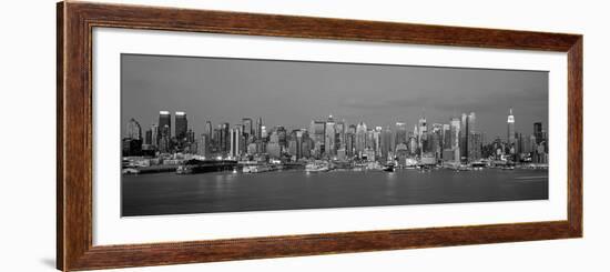 Manhattan Skyline, NYC-Richard Berenholtz-Framed Art Print