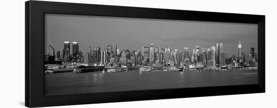 Manhattan Skyline, NYC-Richard Berenholtz-Framed Art Print