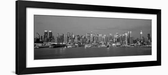 Manhattan Skyline, NYC-Richard Berenholtz-Framed Art Print