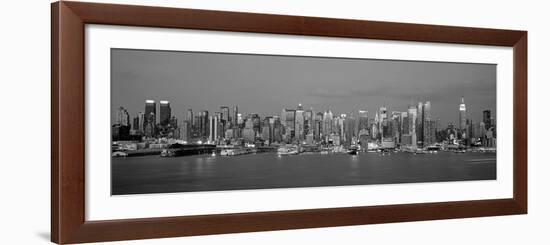 Manhattan Skyline, NYC-Richard Berenholtz-Framed Art Print