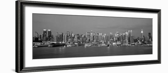 Manhattan Skyline, NYC-Richard Berenholtz-Framed Art Print