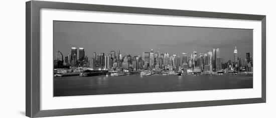 Manhattan Skyline, NYC-Richard Berenholtz-Framed Art Print