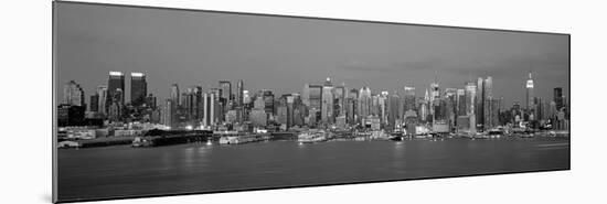 Manhattan Skyline, NYC-Richard Berenholtz-Mounted Art Print
