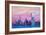 Manhattan Skyline with Downtown and Lady Liberty-Markus Bleichner-Framed Art Print