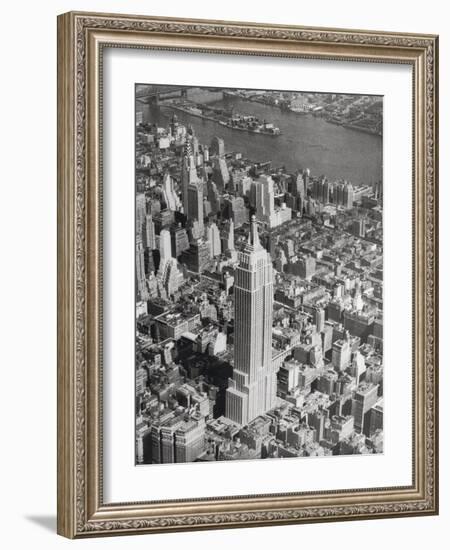 Manhattan Skyline-The Chelsea Collection-Framed Giclee Print