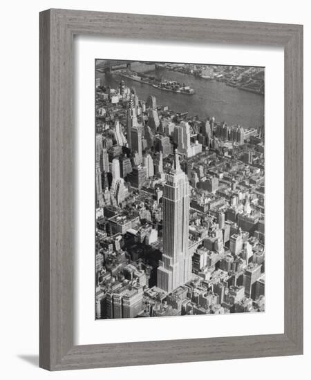 Manhattan Skyline-The Chelsea Collection-Framed Giclee Print