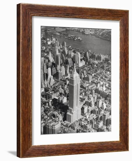 Manhattan Skyline-The Chelsea Collection-Framed Giclee Print