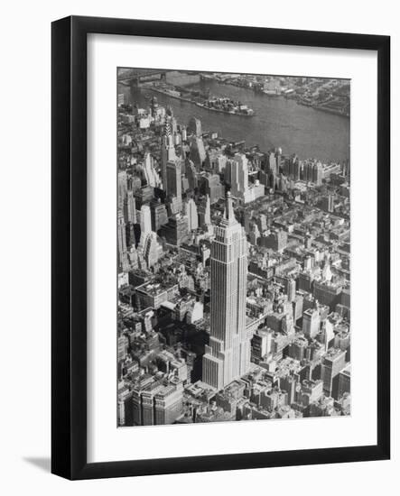 Manhattan Skyline-The Chelsea Collection-Framed Giclee Print