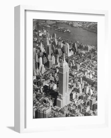 Manhattan Skyline-The Chelsea Collection-Framed Giclee Print