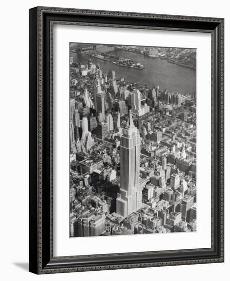 Manhattan Skyline-The Chelsea Collection-Framed Giclee Print