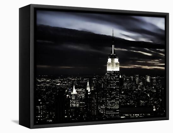 Manhattan Skyline-Sabine Jacobs-Framed Premier Image Canvas