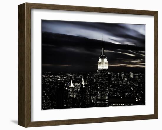 Manhattan Skyline-Sabine Jacobs-Framed Photographic Print