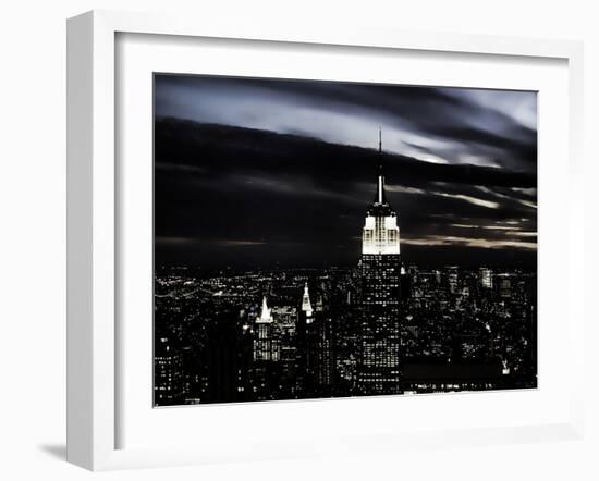 Manhattan Skyline-Sabine Jacobs-Framed Photographic Print