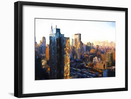 Manhattan Sunrise-Philippe Hugonnard-Framed Giclee Print