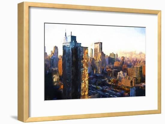 Manhattan Sunrise-Philippe Hugonnard-Framed Giclee Print