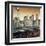 Manhattan Sunset I-Matthew Daniels-Framed Art Print