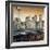 Manhattan Sunset I-Matthew Daniels-Framed Art Print