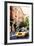 Manhattan Taxi - In the Style of Oil Painting-Philippe Hugonnard-Framed Giclee Print