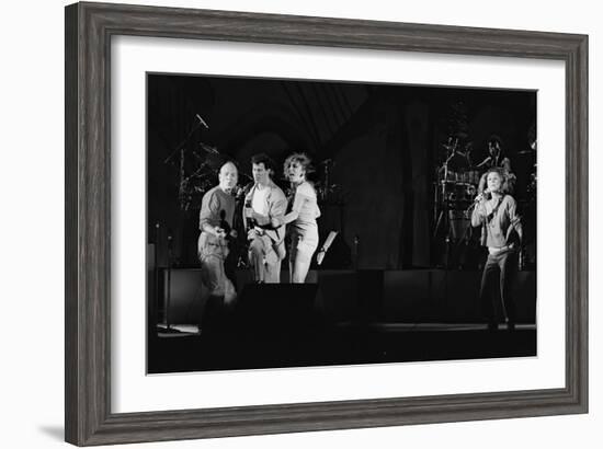 Manhattan Transfer (T.Hauser A.Paul C.Bentyne), Odeon Hammersmith, 1988-Brian O'Connor-Framed Photographic Print