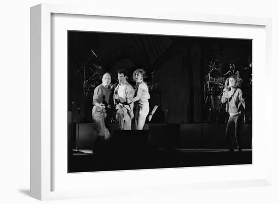 Manhattan Transfer (T.Hauser A.Paul C.Bentyne), Odeon Hammersmith, 1988-Brian O'Connor-Framed Photographic Print