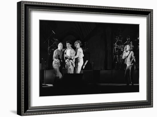 Manhattan Transfer (T.Hauser A.Paul C.Bentyne), Odeon Hammersmith, 1988-Brian O'Connor-Framed Photographic Print