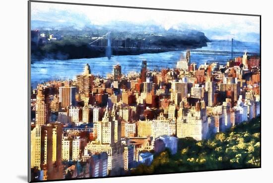 Manhattan Upper West Side-Philippe Hugonnard-Mounted Giclee Print