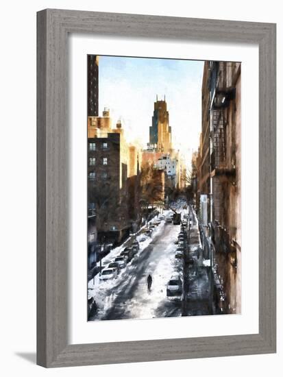 Manhattan Urban Street-Philippe Hugonnard-Framed Giclee Print