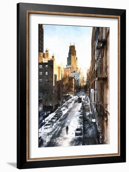 Manhattan Urban Street-Philippe Hugonnard-Framed Giclee Print
