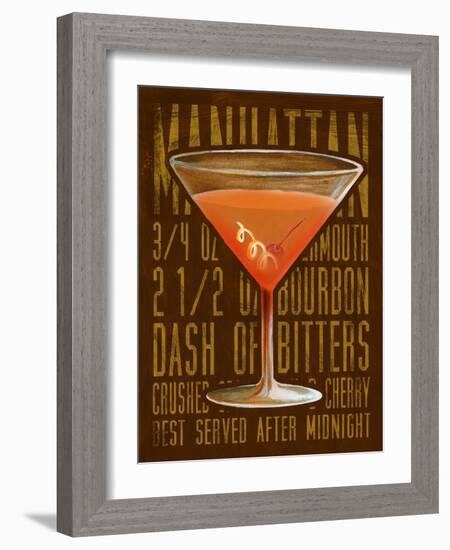 Manhattan (Vertical)-Cory Steffen-Framed Giclee Print