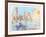 Manhattan-View from Governer's Island I-Wayne Ensrud-Framed Limited Edition