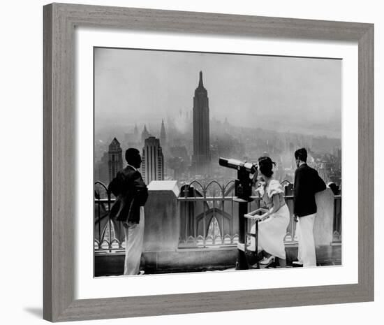 Manhattan, View from Radio City Music Hall, 1935-The Chelsea Collection-Framed Giclee Print