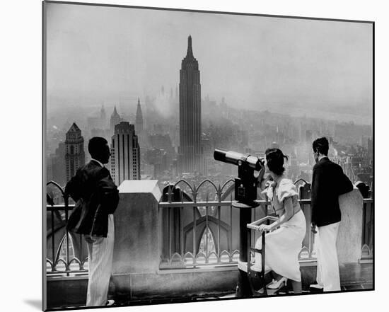 Manhattan, View from Radio City Music Hall, 1935-The Chelsea Collection-Mounted Giclee Print