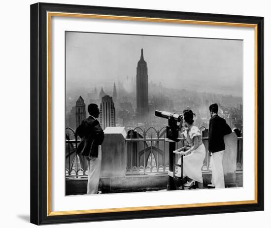 Manhattan, View from Radio City Music Hall, 1935-The Chelsea Collection-Framed Giclee Print