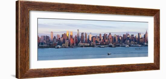 Manhattan, View of the Empire State Building and Midtown Manhattan across the Hudson River-Gavin Hellier-Framed Photographic Print