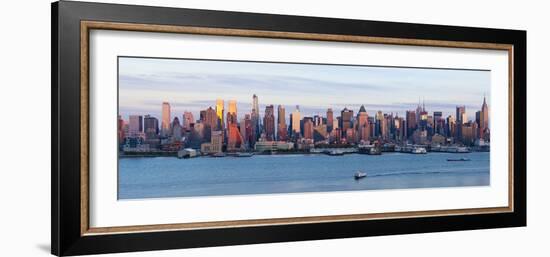 Manhattan, View of the Empire State Building and Midtown Manhattan across the Hudson River-Gavin Hellier-Framed Photographic Print