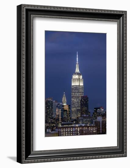 Manhattan, View of the Empire State Building and Midtown Manhattan across the Hudson River-Gavin Hellier-Framed Photographic Print