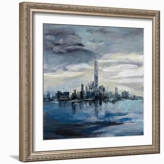 Manhattan Winter-Silvia Vassileva-Framed Art Print