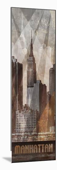 Manhattan-Conrad Knutsen-Mounted Art Print