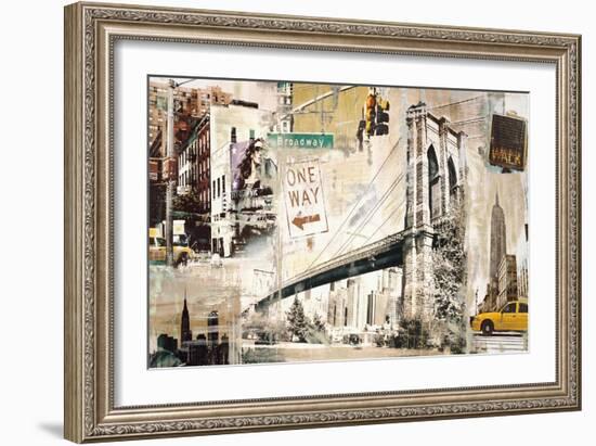 Manhattan-Tyler Burke-Framed Art Print