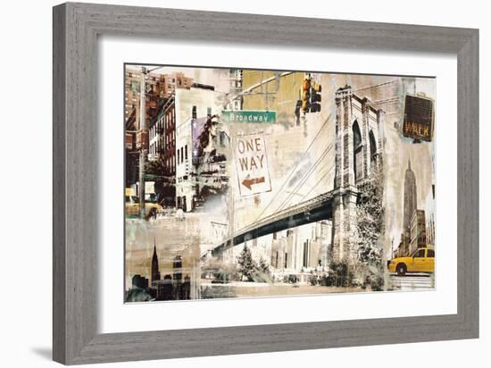 Manhattan-Tyler Burke-Framed Art Print