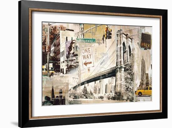 Manhattan-Tyler Burke-Framed Art Print