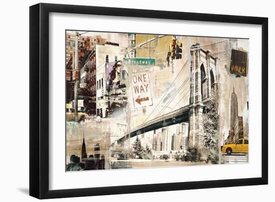 Manhattan-Tyler Burke-Framed Art Print