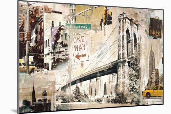 Manhattan-Tyler Burke-Mounted Art Print