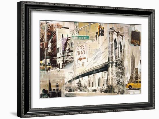 Manhattan-Tyler Burke-Framed Art Print